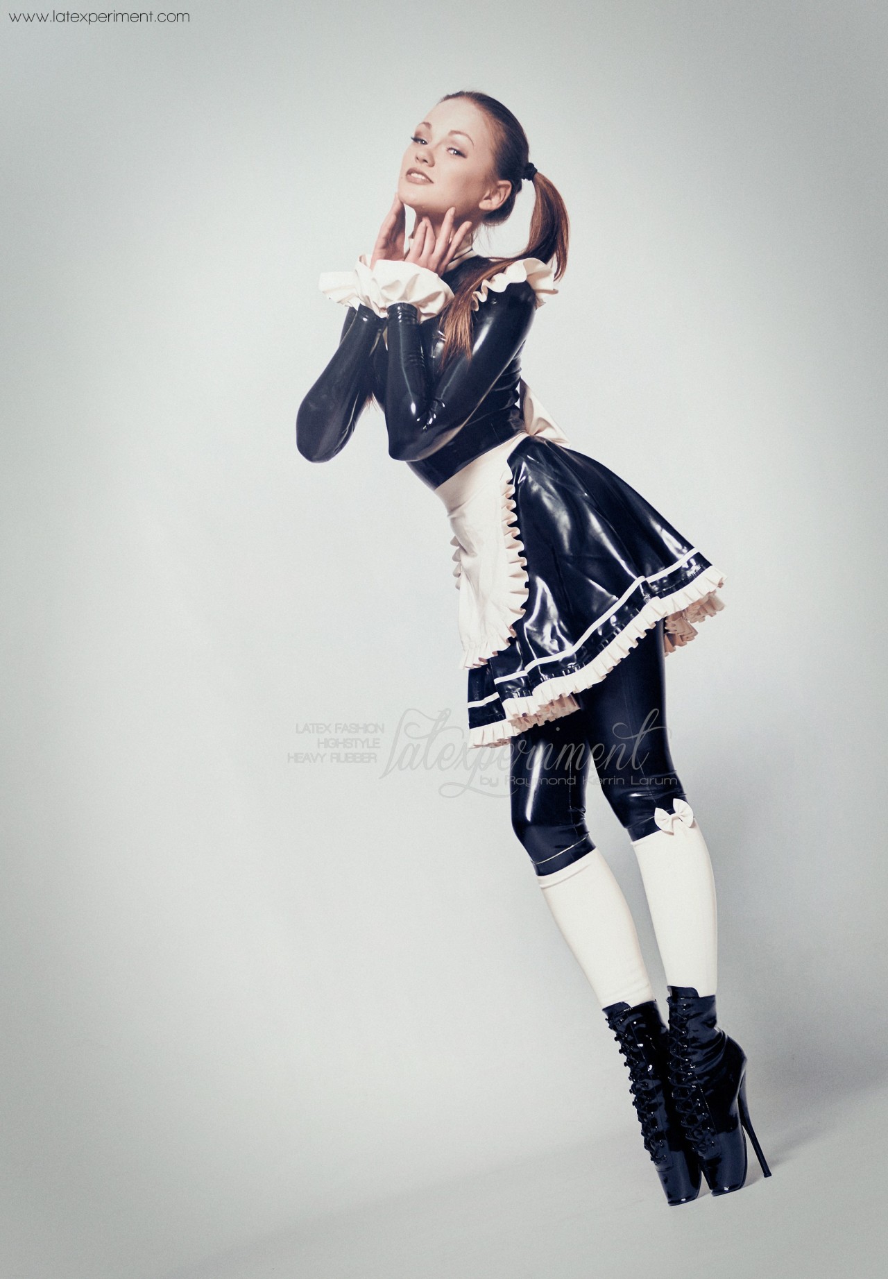 aerdna22:  LateXperiment 2015-Perfect latex maid Alexandra Potter part 2 