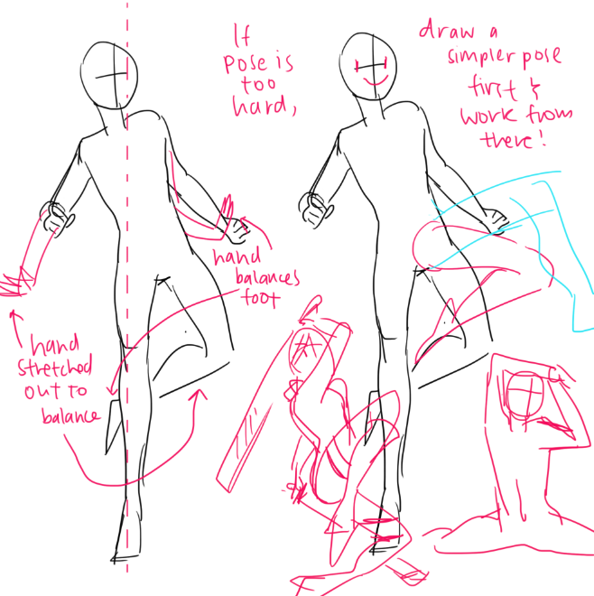 kelpls:YEAH lots of people asked about bodies and poses SOUMM THERE”S not much