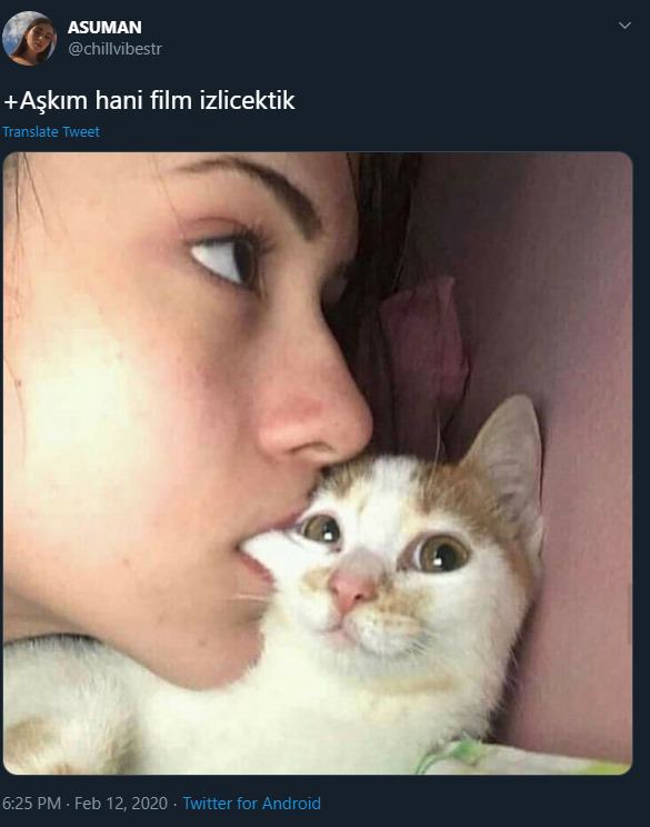 + Aşkım hani film izlicektik