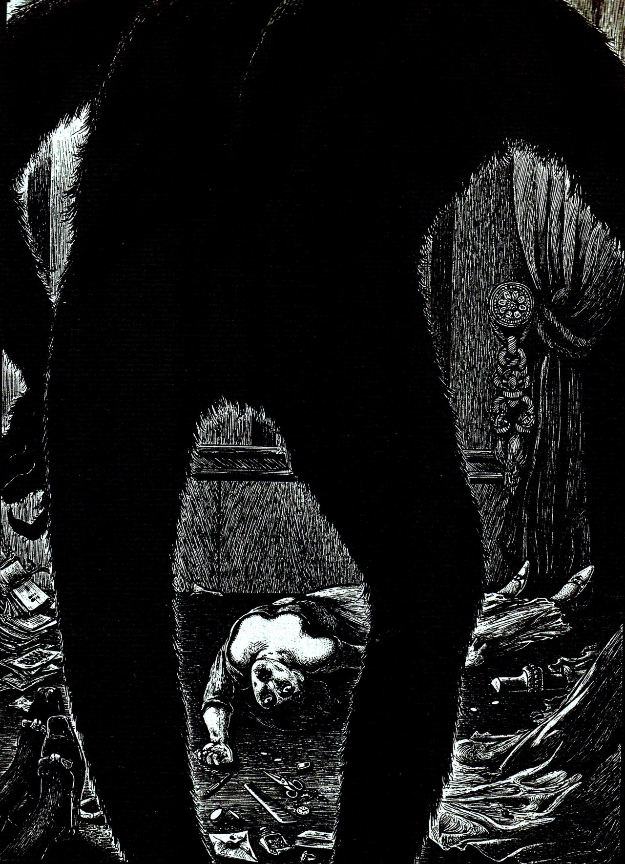 fer1972:  Today’s Classic: Edgar Allan Poe Tales Illustrated by Alberto Martini