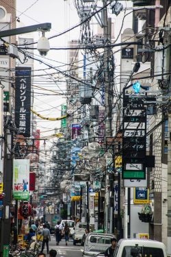 scificity:  A sidestreet in Osaka