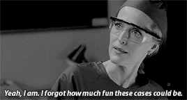 cordeliaschase:  You’re really enjoying yourself, aren’t you Scully?Yeah I am.