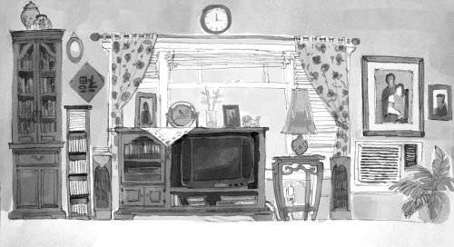 Early design explorations I did for the Lee family home during my short time on Turning Red. It