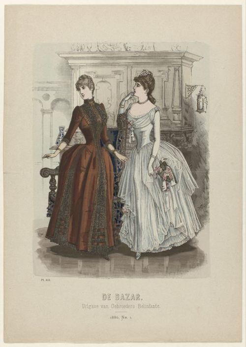 XXX history-of-fashion:  1. De Bazar, 1886, photo