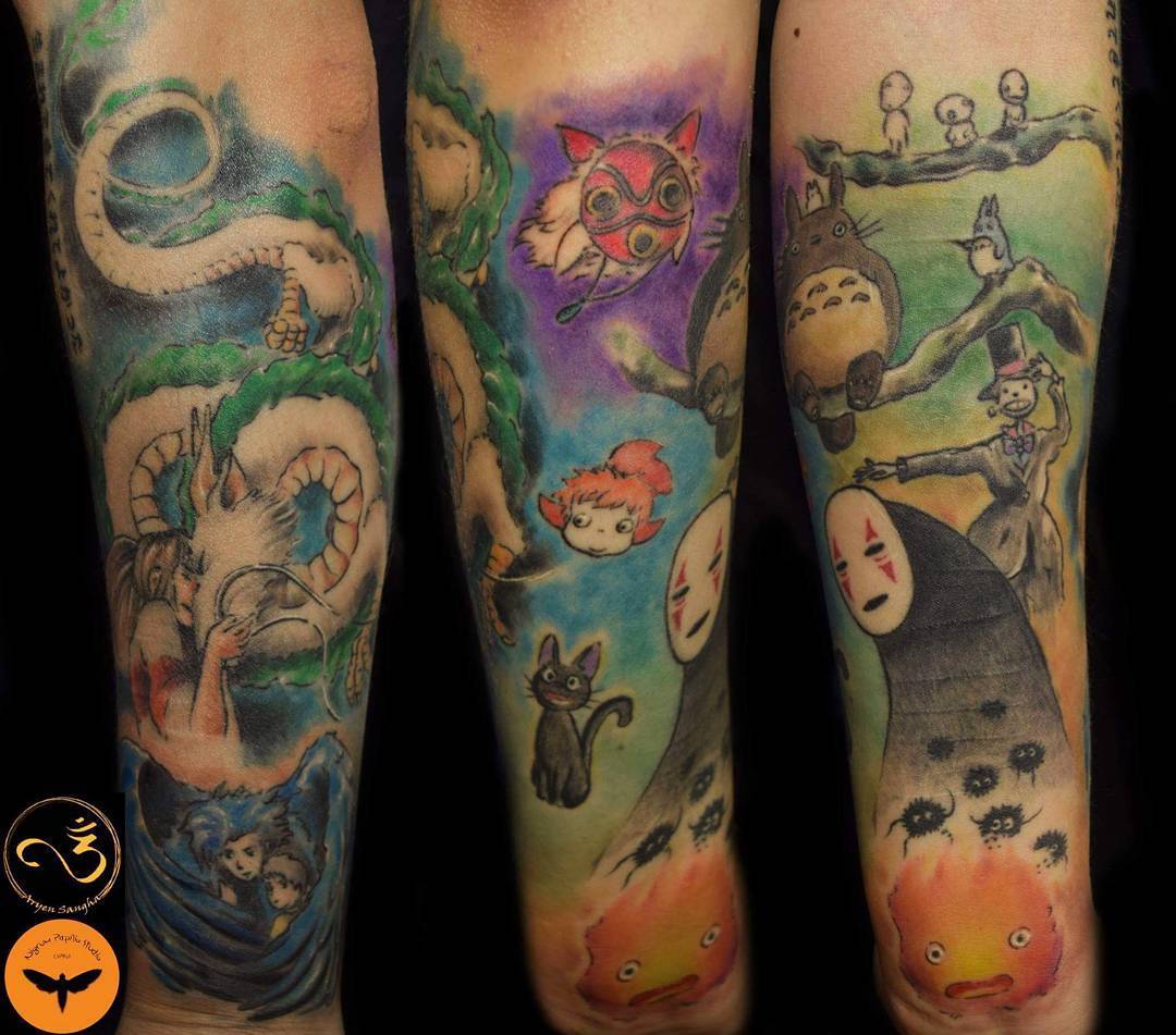 Anime Tattoo Artist Ryan Burke