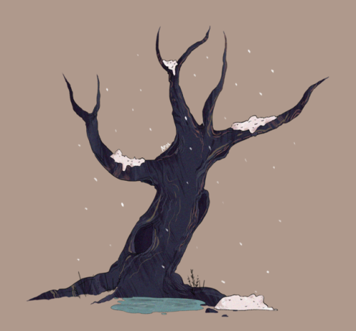 apollinaresart:her tree[spending some quality time with dad]