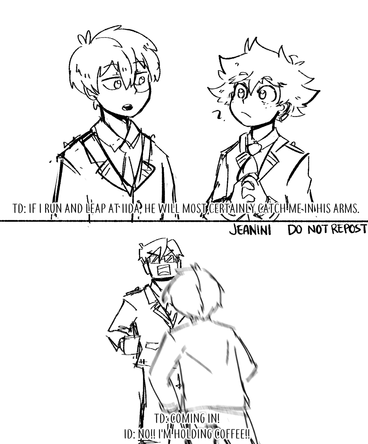 jeaniniart: jeaniniart: plot twist i had to include midoriya in too 
