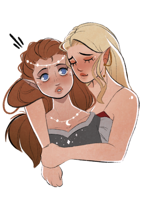 Feyre and Mor :D