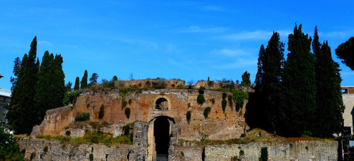 Augustus’ Mausoleum (27 BC) in Rome by Carlo Raso on Flickr.