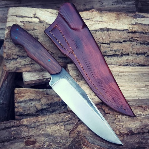 Bladeshow Build Blade Auction! Here is the finished knife I (we) made at @blade_show this year all f