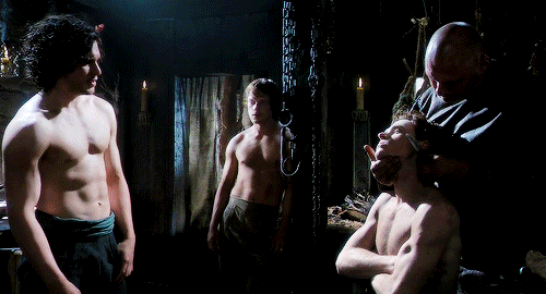 rubyredwisp: The fact that these guys are able to act while flexing their abs so severely is really 