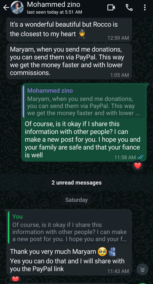 Update From Mohammed!