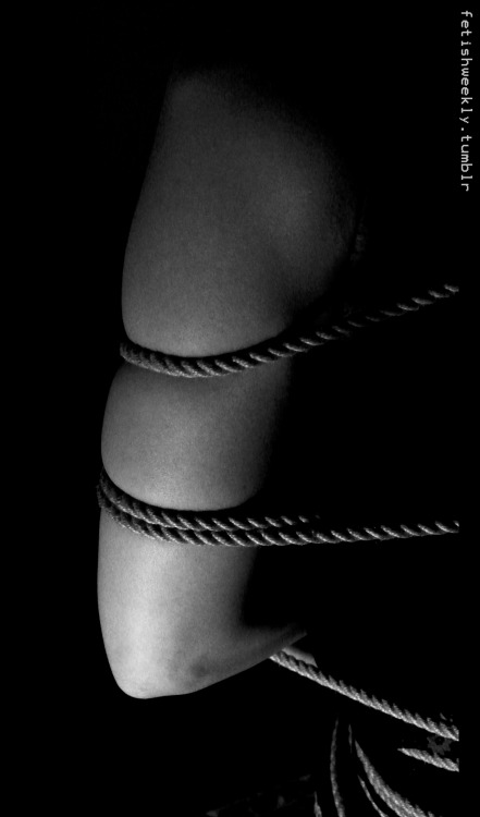 XXX fetishweekly:  A thick, rough rope and a photo