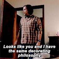 samwinchesterappreciation:You wouldn’t be the first hunter who was trying to escape something.