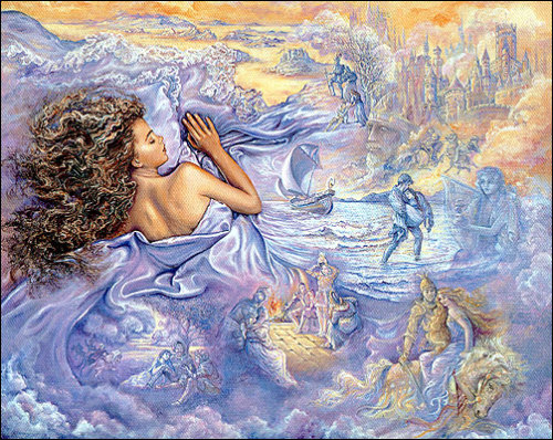 Art by Josephine Wall (click to enlarge)1. Bridge of Hope2. Daughter of the Deep3. Bubble Flower4. E