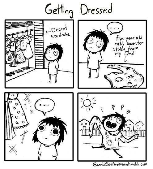 Porn Pics sarahseeandersen:  My need to be comfortable