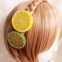 syndromestore:Korean Cute Lemon Hairpin