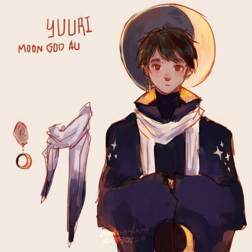 amereslare:Victuuri Moon God AUinspired by this tweetI dunno. I just love designing character and st