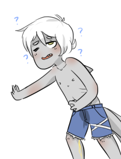 alphaghost:  Aaaah you totally don’t have to actually do it but- would it possibly be okay to draw this guy in some kind of omo way? ;A: 
