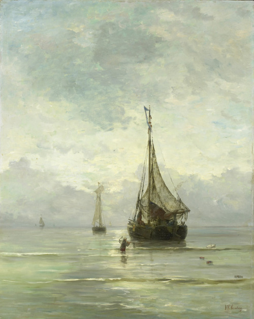 fleurdulys: Calm Sea - Hendrik Mesdag ~1900