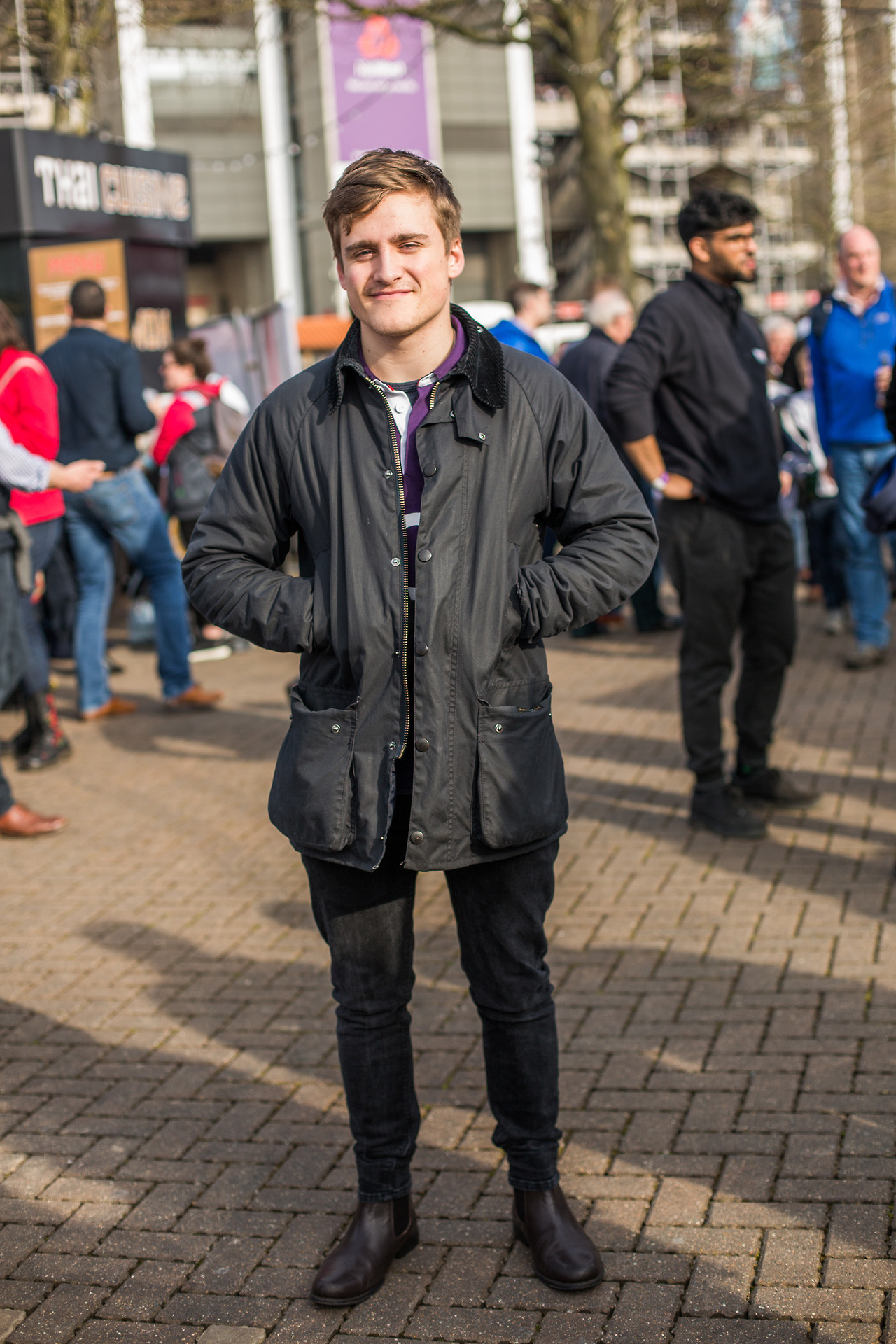 Barbour People — Ben wore his Barbour Beaufort Wax Jacket!