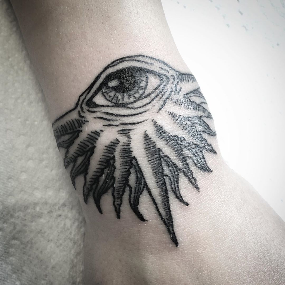 Sun Eye Dotwork on Arm  Best Tattoo Ideas Gallery