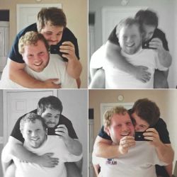 Thebigbearcave:  Chubmen18:  Cute Couple  The Blond Guy Is…. Just Amazing.  Both