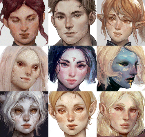 luciasatalina:FaceYourArt meme on twitter… I might have a thing for square jaws :’))