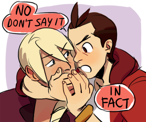 collarpoints:  So did anyone else find Klavier’s English voice in the anime clip to be so terrible that it easily cut his attractiveness in half? Or was that just me and Mintyburps