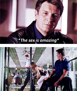 kate–beckett:A writer and his muse.