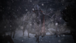 m1stermorden:  Winter is Coming + Captured***HD pictures (imgur)***Two studies I made for the Halloween Competition, but didn’t hand in. First one; I thought, what would have happened if Ciri had gone mad (like Alvin in W1) and had somehow managed to