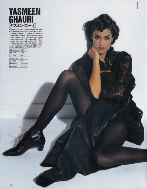lalinda-evangelista:   Elle selection 33 - Elle Japan (1993)  80s/90s supermodels