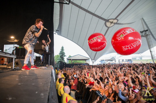 Breathe Carolina playing at the Vans Warped Tour at Darien Lakes (Buffalo, NY) on 7.8.14 Copyright 2