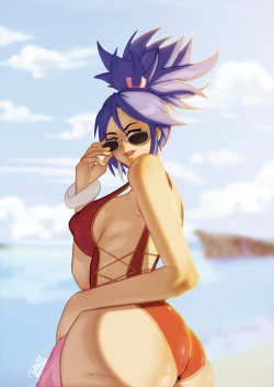 Tovio-Rogers:  Swimsuit-Sheena By Toviorogers   From Tales Of Symphonia Drawn Up