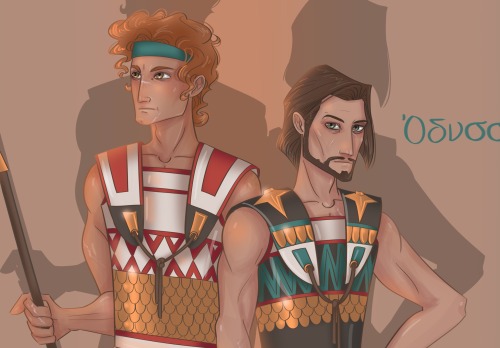 otorno:Diomedes and Odysseus, Achaean espionage team supreme.© 2016 Antonia Alksnis