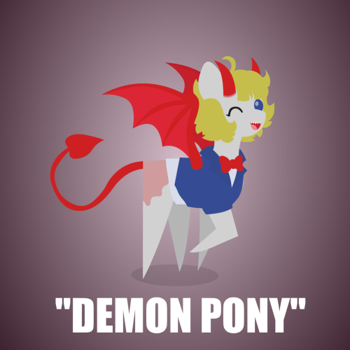 Here’s demon pony for @ask-the-demon-ponies.