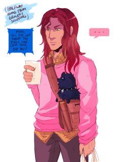 Monsieurpaprika:   It’s Always Been My Headcanon That Ren Accompanies Mink When