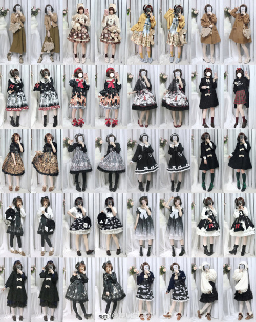 lolita-wardrobe:  A Chinese Lolita Girl’s 2018 Summary (source & credit: weibo.com/HLXNYZX)