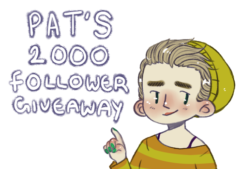 antisepticbandaid: Heyo! I hit 2,000 followers! To celebrate I’m doing a giveaway. Unfortunate