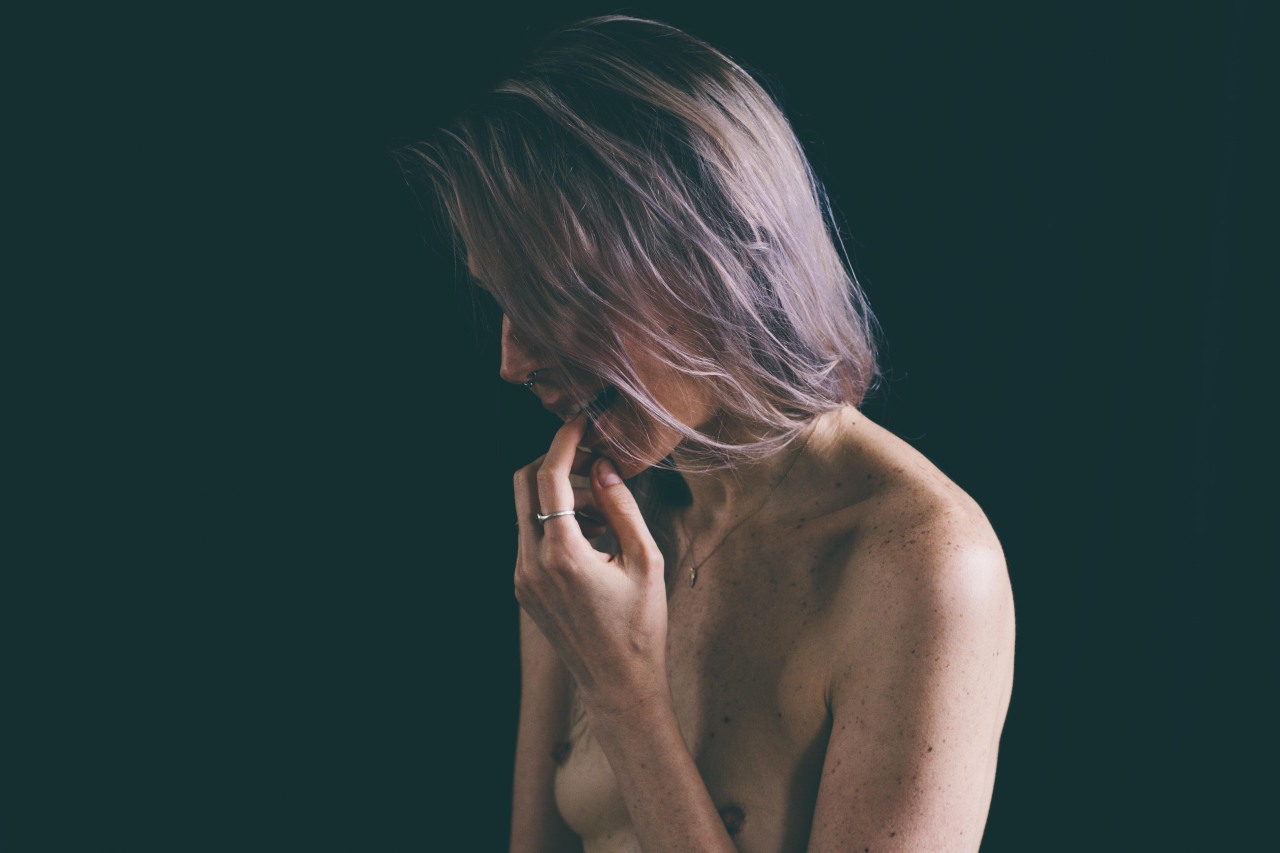 sugarmagnohlia:  (self portrait) 