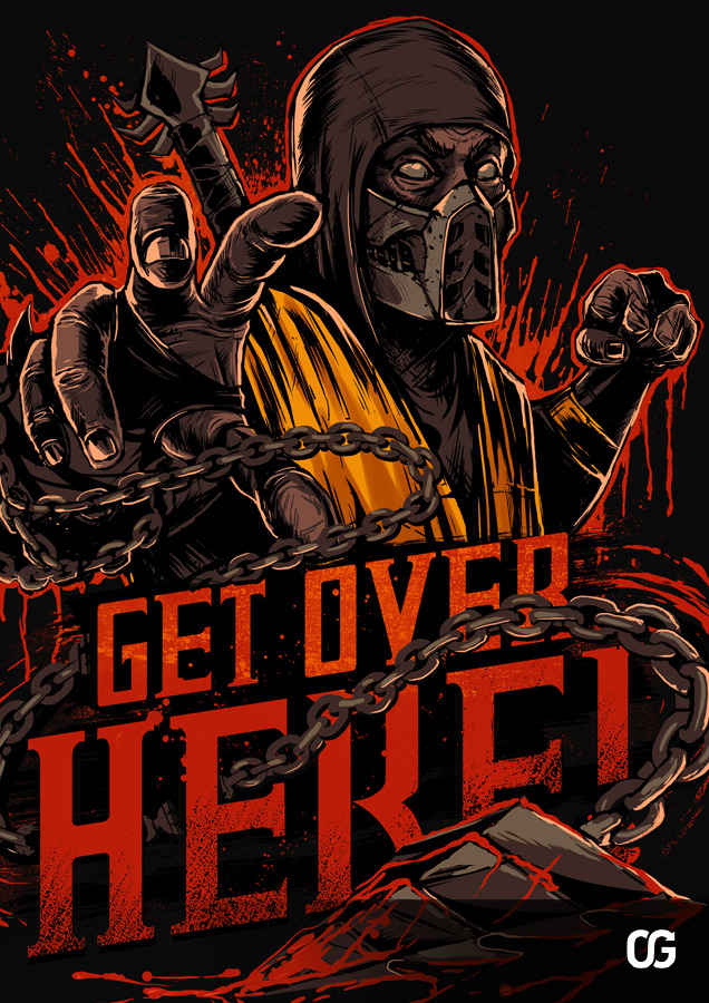 xombiedirge:  Mortal Kombat Designs by Gleb S. Baker / Website T-shirts available