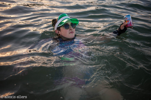 Day of swimbike: act three, scene one. Then we rode to the lake! The were games of poke, games of ch