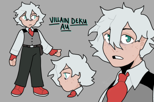 So I had an idea last night for a villain/forced villain au and had to bust out a design and colors.