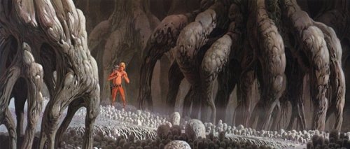 talesfromweirdland:Luke Skywalker’s adventures on Dagobah: Star Wars concept art by the brilliant Ra