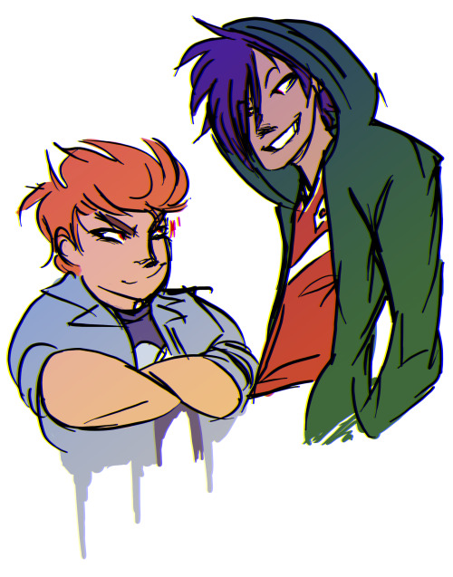 negativpotato: sURPRISE NINJA SHOW SCETCH WHOA i want them to be demon best friends and RUIN howard 