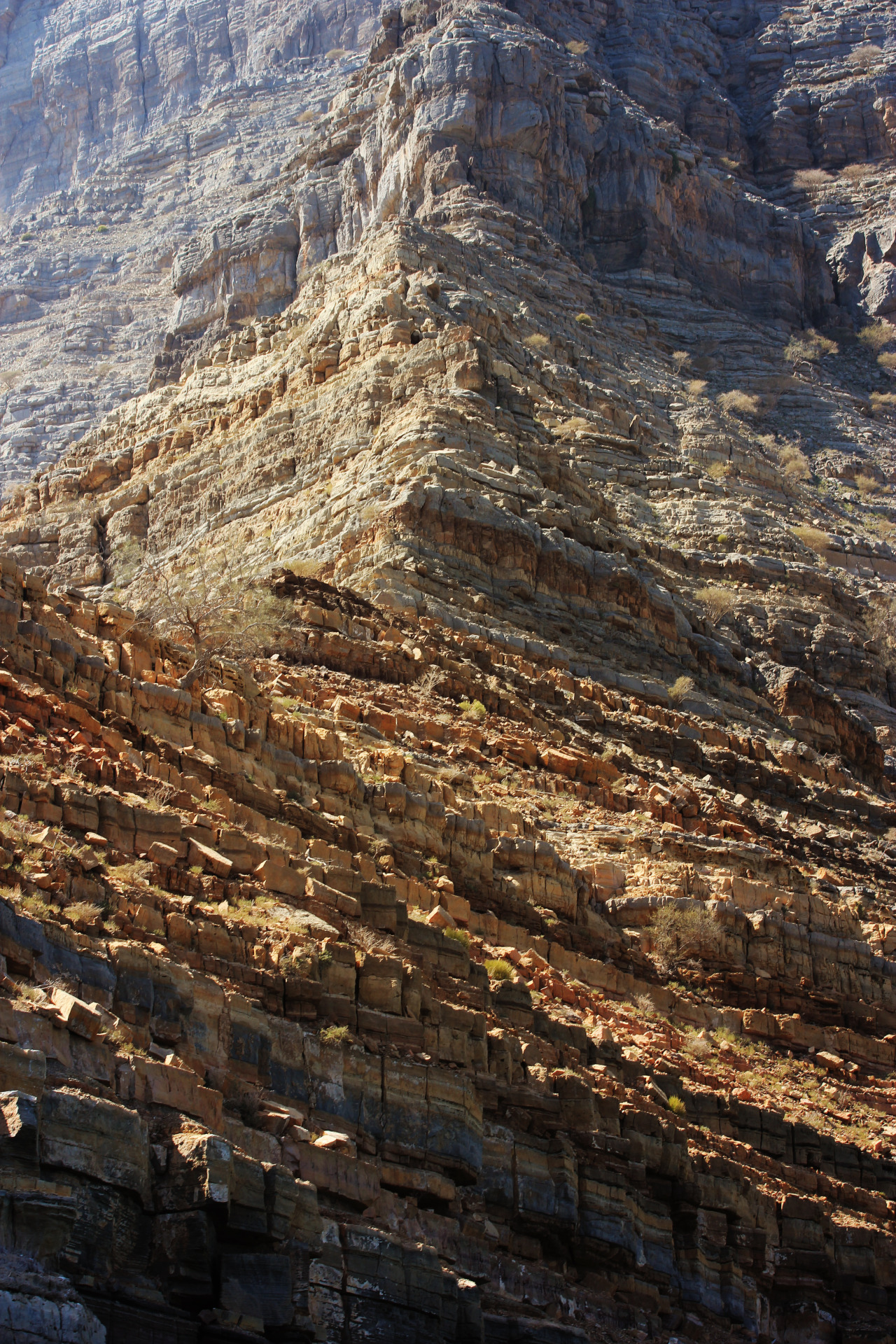 Strata, Musandam, Oman