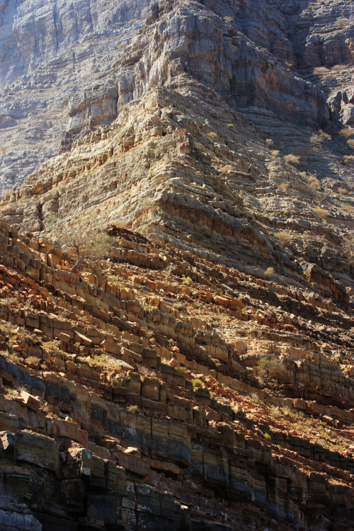 Strata, Musandam, Oman