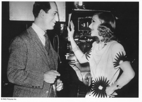 George Gershwin and Ginger Rogers on the set of &ldquo;Shall We Dance&rdquo;, 1937