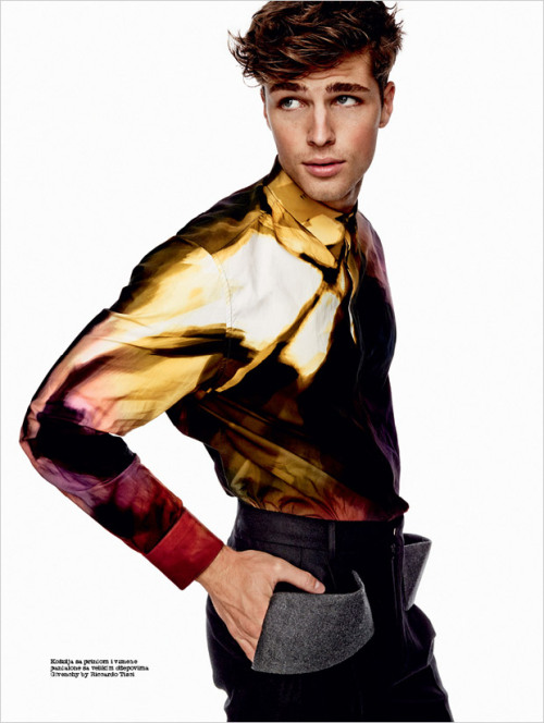 homme–models:  Edward Wilding for Elle Man Serbia by Stefano Moro Van Wyk