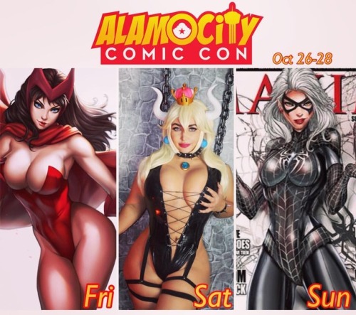 Hey Texas, this is my lineup for this weekend! Bringing some new costumes, and a more PG-13 version 